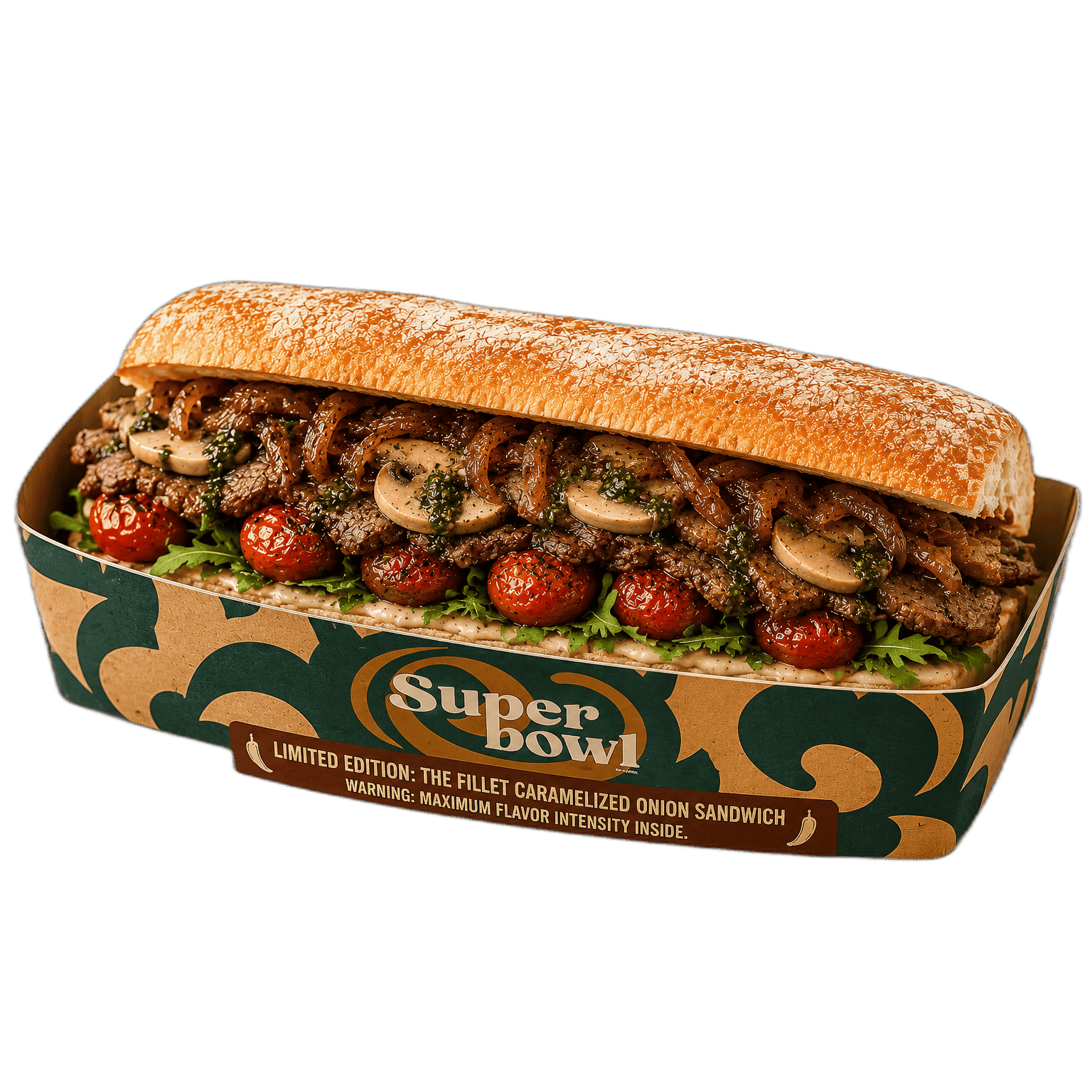Fillet Caramelized Onion Sandwich